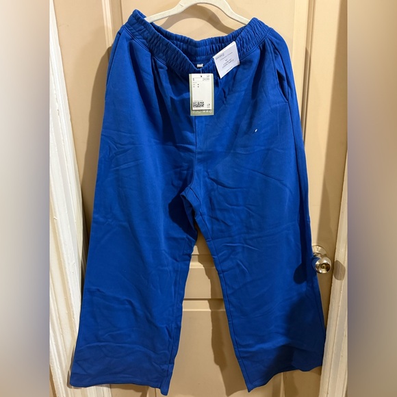 H&M Women's Blue Track Pants - Picture 1 of 1